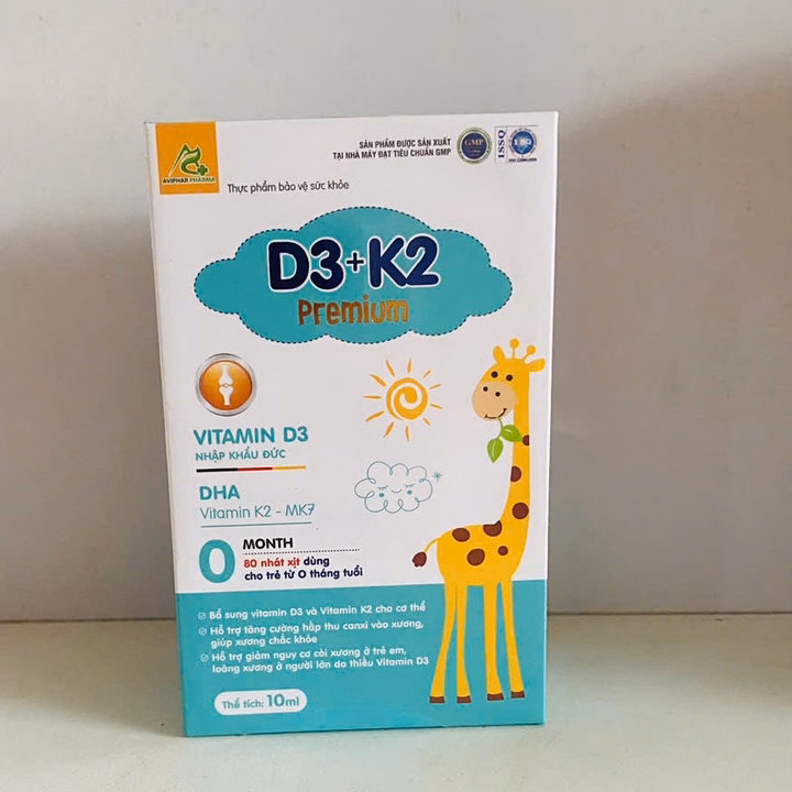 Xịt Bổ Sung Vitamin D3+K2 Premium Aviphar (C/10Ml) - Ảnh 4