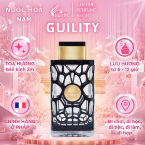 Nước Hoa Nam Charme Guility 2024 100Ml Lưu Hương Lâu Phong Cách Thanh Lịch, Tươi Mát