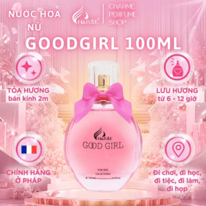 Nước Hoa Nữ Charme Good Girl 100Ml Lưu Hương Lâu Phong Cách Ngọt Ngào, Trẻ Trung, Quyến Rũ Nước Hoa Chính Hãng