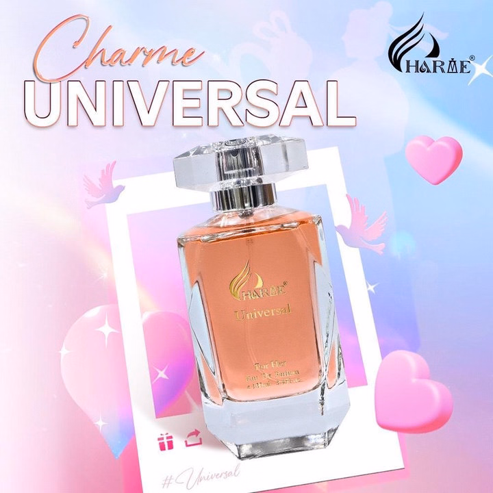 Nước Hoa Nữ Charme Universal 100Ml Lưu Hương Lâu Phong Cách Sang Trọng Nữ Tính Thanh Lịch Chính Hãng - Ảnh 2