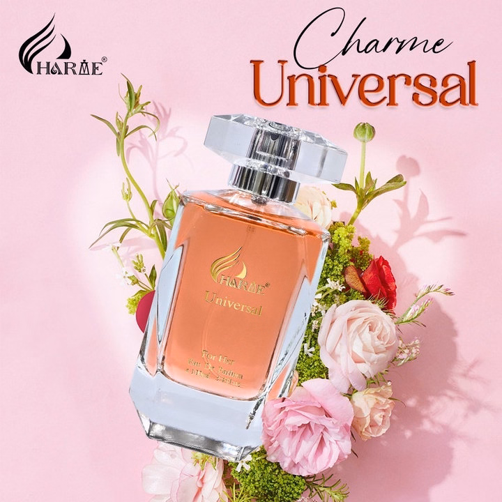 Nước Hoa Nữ Charme Universal 100Ml Lưu Hương Lâu Phong Cách Sang Trọng Nữ Tính Thanh Lịch Chính Hãng - Ảnh 3