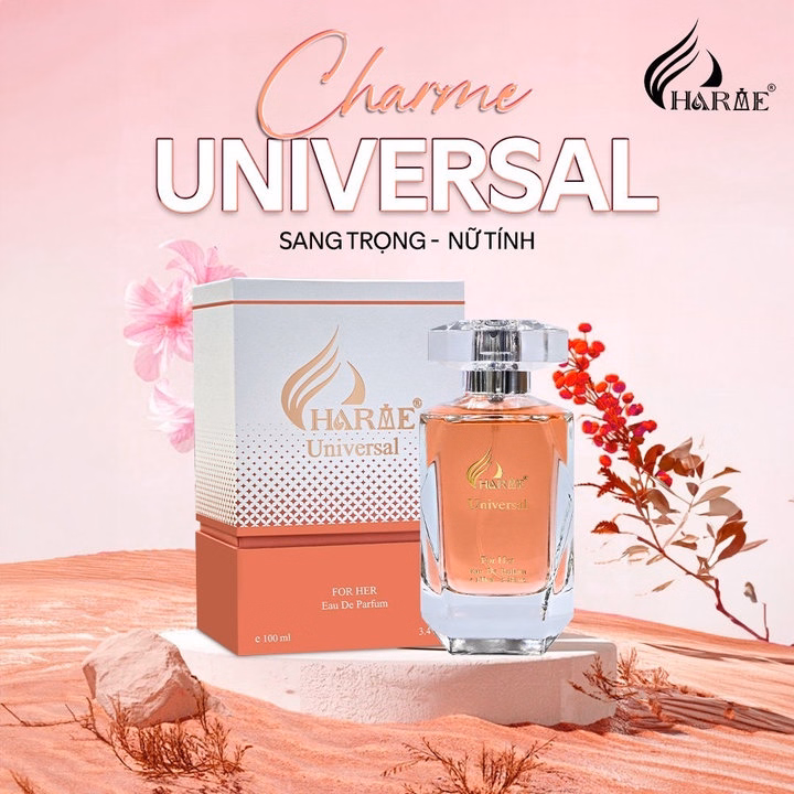 Nước Hoa Nữ Charme Universal 100Ml Lưu Hương Lâu Phong Cách Sang Trọng Nữ Tính Thanh Lịch Chính Hãng - Ảnh 4