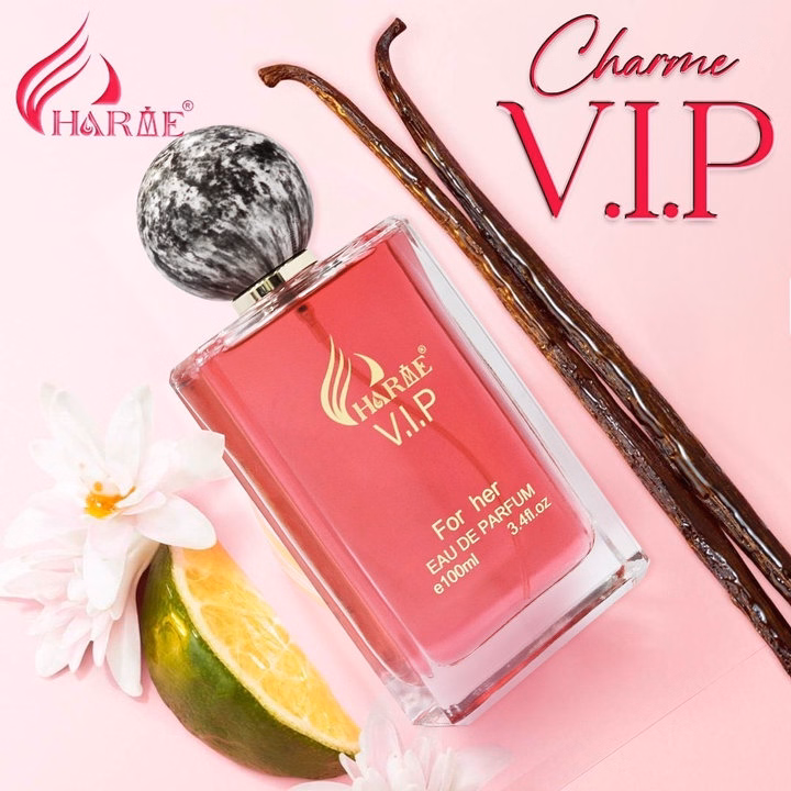 Nước Hoa Nữ Charme V.I.P 100Ml Lưu Hương Lâu Phong Cách Quyến Rũ, Sang Trọng, Nước Hoa Chính Hãng - Ảnh 2