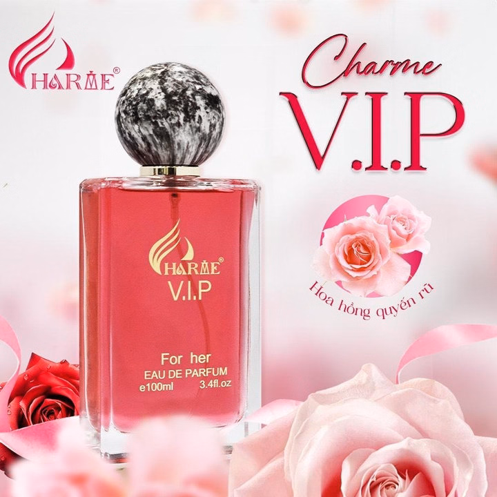 Nước Hoa Nữ Charme V.I.P 100Ml Lưu Hương Lâu Phong Cách Quyến Rũ, Sang Trọng, Nước Hoa Chính Hãng - Ảnh 6