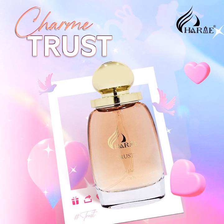 Nước Hoa Nữ Charme Trust 100Ml Bản Mới 2024, Hương Hoa Cỏ Trái Cây, Tươi Mát, Lưu Hương Lâu - Ảnh 3