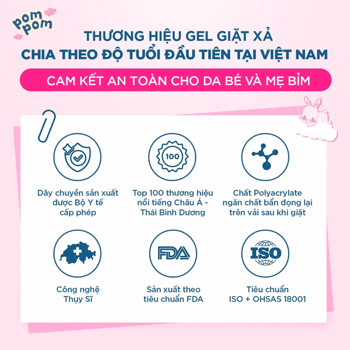 Túi 600Ml- Dành Cho Bé Sơ Sinh - Gel Giặt Xả 2In1- Sạch Sâu Kháng Khuẩn - Khử Mùi Nôn Trớ, Ọc Sữa, Tè Khai-Lưu Hương Phấn Thơm Dịu Nhẹ - Ảnh 3