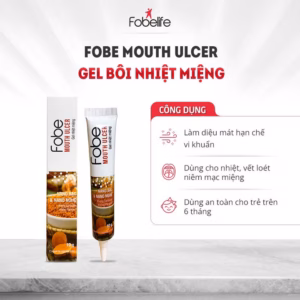 Gel Nhiệt Miệng Từ Thiên Nhiên Fobe Mouth Ulcer Tuýp 10G - Fobelife