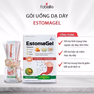 Giảm Nhanh Cơn Đau Dạ Dày Estomagel - Hộp 20 Gói Dạng Lỏng - Pháp Effiel