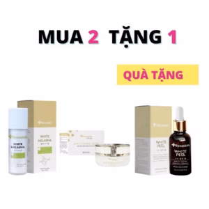 [Mua 2 Tặng 1] Kem Trị Nám White Melasma Renoskin Và Kem Dưỡng Trắng Sáng Ngừa Nám Whitening Skin Renoskin Tặng Serum Tái Tạo Da White Peel Renoskin