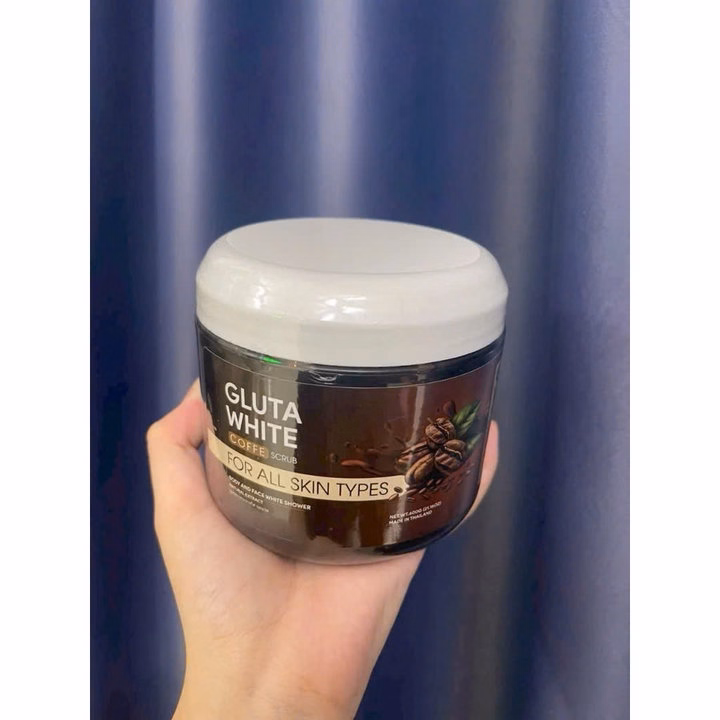 Tẩy Tế Bào Chết Toàn Thân Gluta White Cafe Sạch Da, Mịn Da Dưỡng Kem Body Hũ 600Gr - Gdn - Ảnh 7