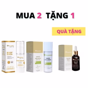 Combo 3 Bước Xóa Nám – Sáng Da Renoskin (White Peel + B5Gf + White Melasma)