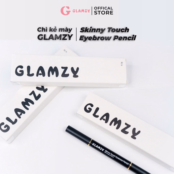 Chì Kẻ Mày Glamzy Skinny Touch Eyebrow Pencil - Ảnh 3