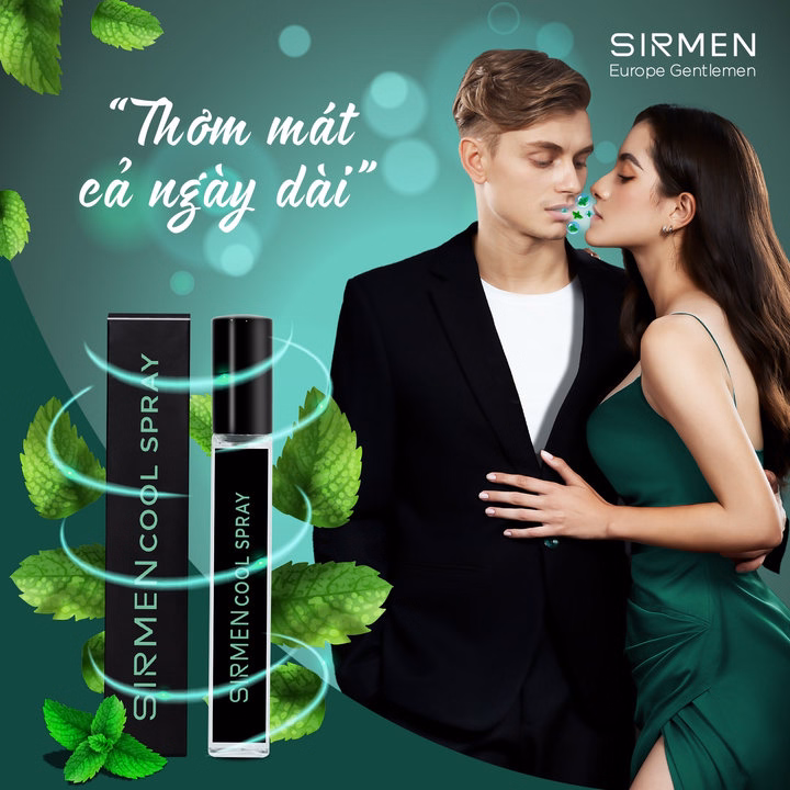 Xịt Thơm Miệng Sirmen Europe Mint Cool Spray Vị Bạc Hà Thơm Mát Tự Nhiên, Công Nghệ Eu-Nano Kéo Dài 180 Phút Chai 10Ml - Sirmen - Ảnh 7