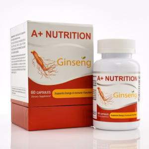 Viên Uống Chiết Xuất Từ Sâm Mỹ Và Sâm Hàn Quốc A+ Nutrion Ginseng (60 Viên)