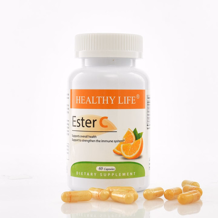 Viên Uống Tăng Cường Sức Đề Kháng Vitamin C Healthy Life Ester C (60 Viên) - Ảnh 2