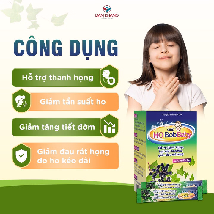 Siro Ho Cho Bé Bobbaby Dân Khang Hỗ Trợ Thanh Họng Giảm Đau Rát Do Ho - Dân Khang - Ảnh 5