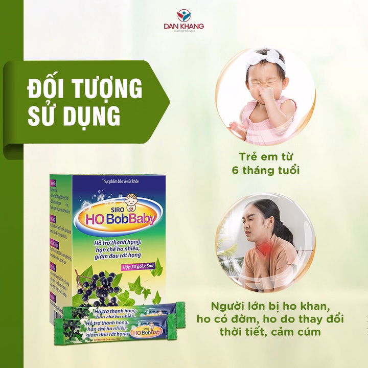 Siro Ho Cho Bé Bobbaby Dân Khang Hỗ Trợ Thanh Họng Giảm Đau Rát Do Ho - Dân Khang - Ảnh 6