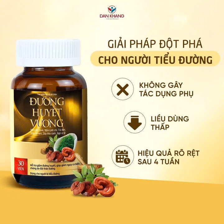 Viên Uống Giảm Đường Huyết - Đường Huyết Vương - Ảnh 3