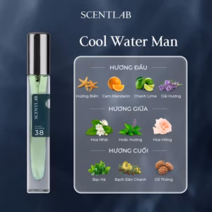 Nước Hoa Nam Hương Biển Tươi Mát Norman Cool Water Man No. 38