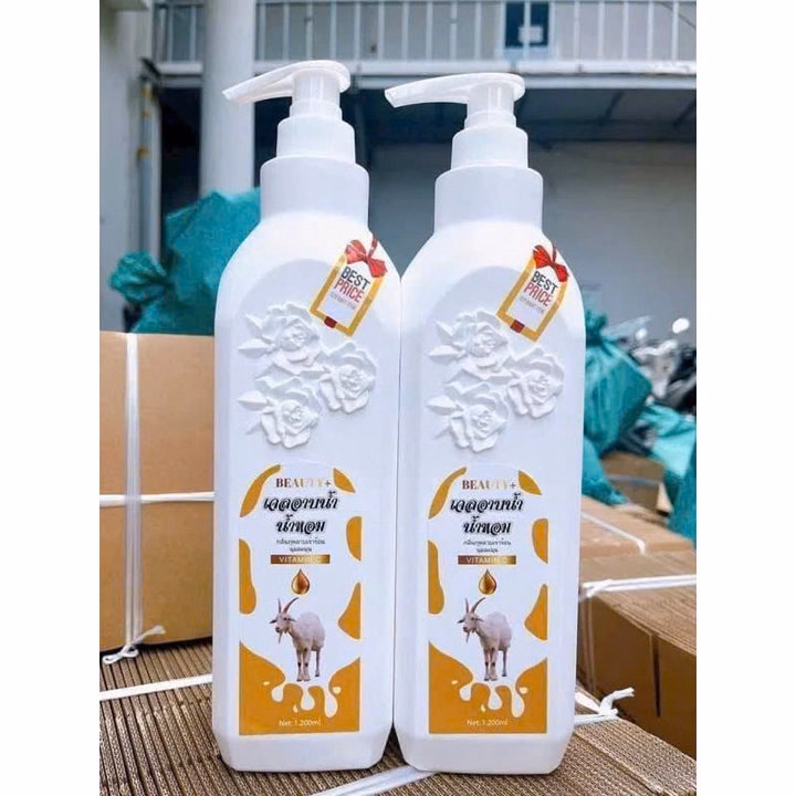 Sữa Tắm Dê Thái Siêu To 1200Ml Thơm Nước Hoa, Trắng Da - Gdn - Ảnh 5
