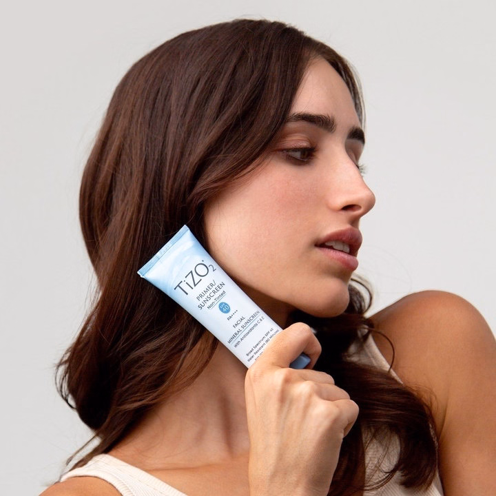 Kem Chống Nắng Khoáng Chất Kiêm Kem Lót Không Màu Spf40 Pa++++ 50G Tizo2 - Ảnh 5