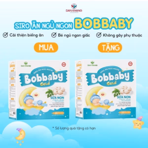 Siro Ăn Ngủ Ngon Bobbaby Cải Thiện Tình Trạng Biếng Ăn Giúp Bé Ngủ Sâu Giấc Tự Nhiên - Dân Khang