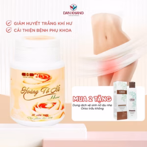 Hoàng Tố Nữ Hỗ Trợ Giảm Khí Hư Huyết Trắng Và Ngăn Ngừa Các Bệnh Viêm Nhiễm Phụ Khoa - Dân Khang