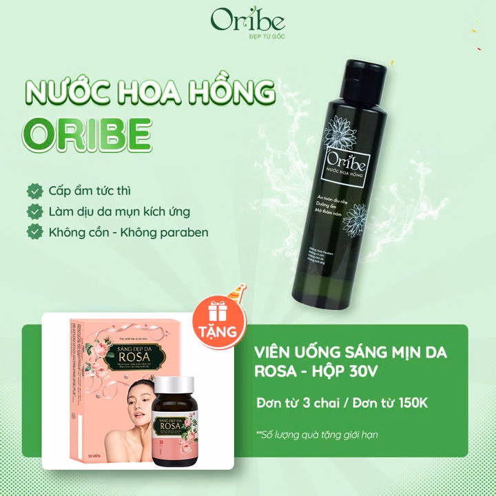 Nước Hoa Hồng Dưỡng Ẩm Làm Mịn Da Oribe 150Ml
