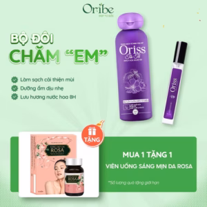 Bộ Dung Dịch Vệ Sinh Tía Tô 200Ml Và Nước Hoa Vùng Kín 10Ml Oriss Cho Nữ