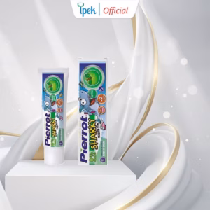 Gel Đánh Răng Trẻ Em Sharky Calci Hữu Cơ Hương Táo 75Ml- Pierrot