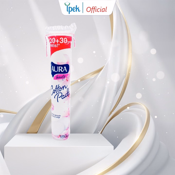 Bông Tẩy Trang Beauty Cotton Pads 150 Miếng - Aura