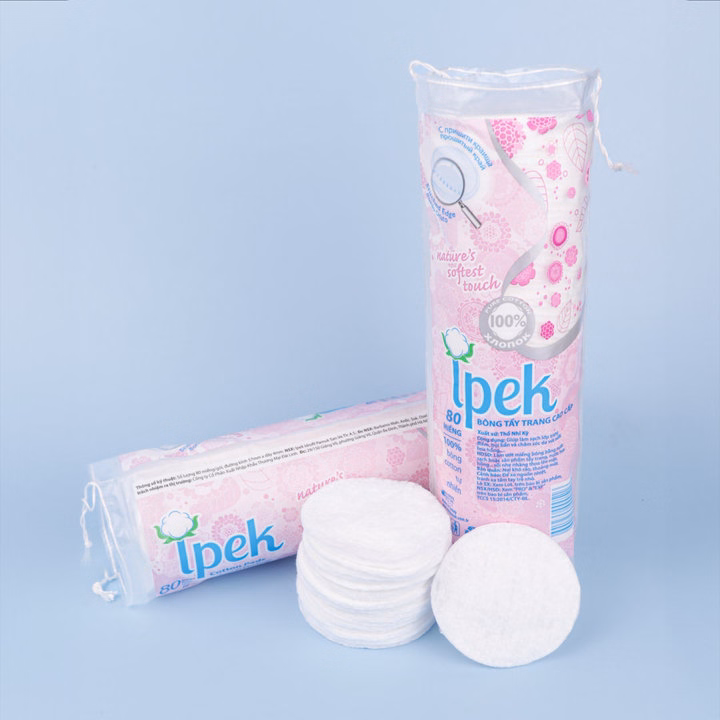 Thùng 30 Gói Bông Tẩy Trang Siêu Mềm Mịn 80 Miếng - Ipek - Ảnh 4