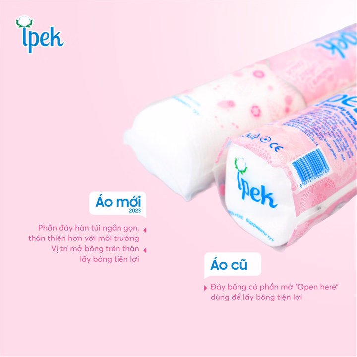 Bông Tẩy Trang Siêu Mềm Mịn 100+30 Miếng - Ipek - Ảnh 4