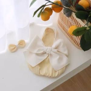 Váy Vàng Nơ Xinh Từ 1-7Kg Dành Cho Chó Mèo