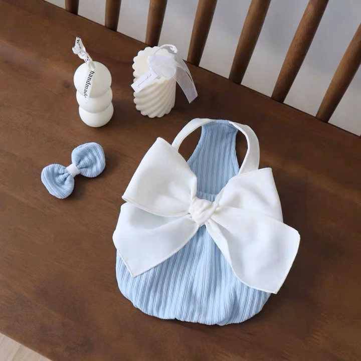 Váy Xanh Dương Nơ Xinh Từ 1-7Kg Dành Cho Chó Mèo - Ảnh 2