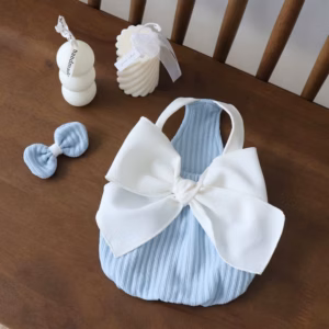 Váy Xanh Dương Nơ Xinh Từ 1-7Kg Dành Cho Chó Mèo