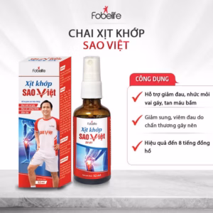 Chai Xịt Giảm Đau Nhức Xương Khớp Sao Việt - Fobelife