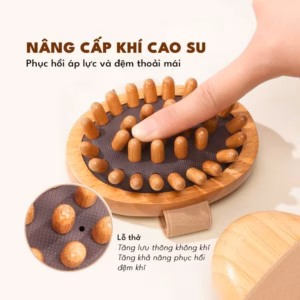 Lược Massage Gỗ Đàn Hương Đầu Tròn - Su