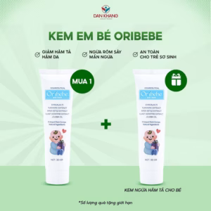 Kem Dưỡng Ẩm Da Ngăn Ngừa Rôm Sẩy Và Hăm Tả Em Bé Oribebe 30G