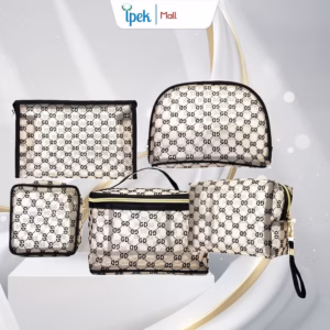 Túi Đựng Mỹ Phẩm Họa Tiết Cao Cấp Nhiều Size Care4U