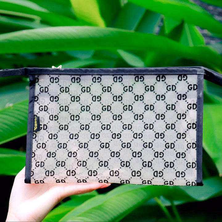 Túi Đựng Mỹ Phẩm Họa Tiết Cao Cấp Nhiều Size Care4U - Ảnh 4