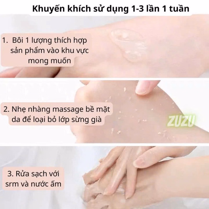 Gel Tẩy Tế Bào Chết Da Mặt Ginbi Chiết Xuất Nha Đam Làm Sạch Da Bã Nhờn, Bụi Bẩn 100G - Gdn - Ảnh 3