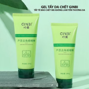 Gel Tẩy Tế Bào Chết Da Mặt Ginbi Chiết Xuất Nha Đam Làm Sạch Da Bã Nhờn, Bụi Bẩn 100G - Gdn