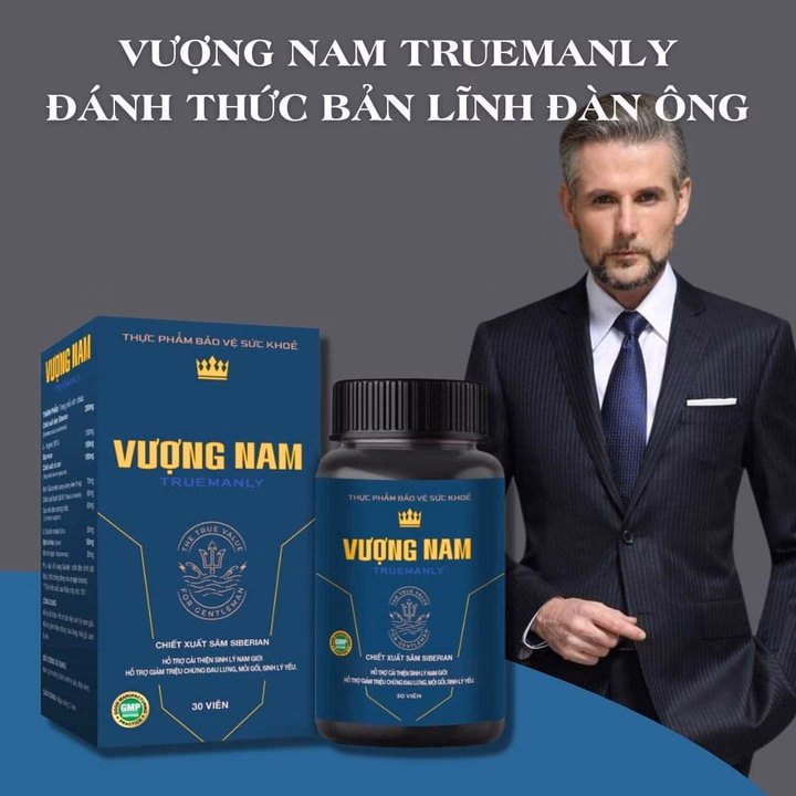Cải Thiện Sinh Lý Nam Giới, Giảm Đau Lưng, Mỏi Gói Vượng Nam Truemanly Hộp 30 Viên - Dược Phẩm Bảo Tâm - Ảnh 6