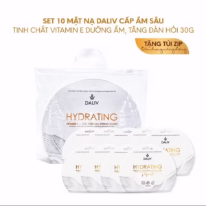 [ Tặng 2 Miếng ] Combo 10 Mặt Nạ Daliv Cấp Ẩm Sâu Tinh Chất Vitamin E Dưỡng Ẩm, Tăng Đàn Hồi 30G