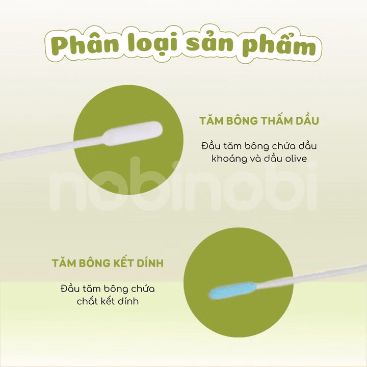 (Nội Địa Nhật) Tăm Bông Smartangel Thấm Dầu & Kết Dính Dễ Dàng Làm Sạch Kháng Khuẩn Cho Bé 60 Cây - Ảnh 3