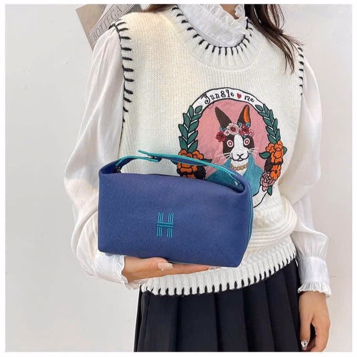 Túi Đựng Mỹ Phẩm Chữ H Tiện Lợi - Ảnh 6