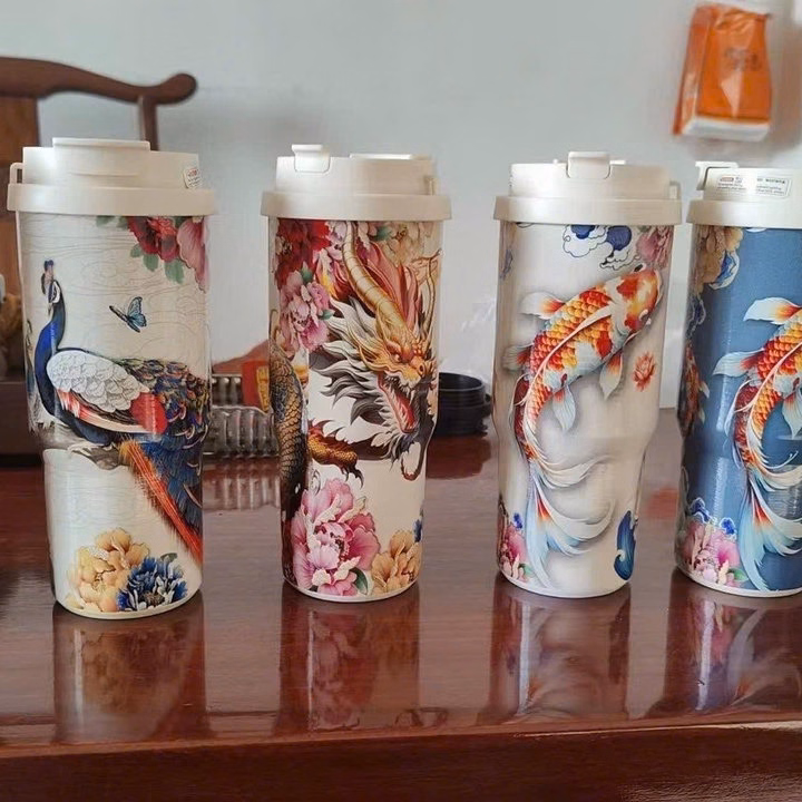 Cốc Giữ Nhiệt Hoa Lá Cành Siêu Xinh - Ảnh 5