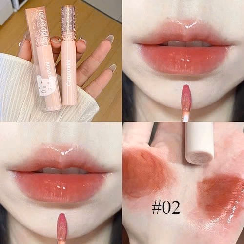 Son Cappuvini Gấu Hồng Dưỡng Ẩm Hiệu Ứng Bóng Lì Màu Sắc Tươi Tắn - Gdn - Ảnh 6