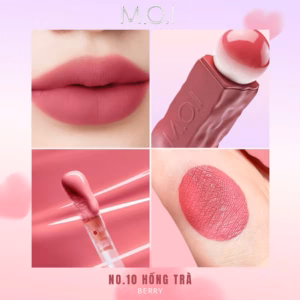 M.O.I - Son Tint Lì Cotton Candy No.10 Berry - Hồng Trà